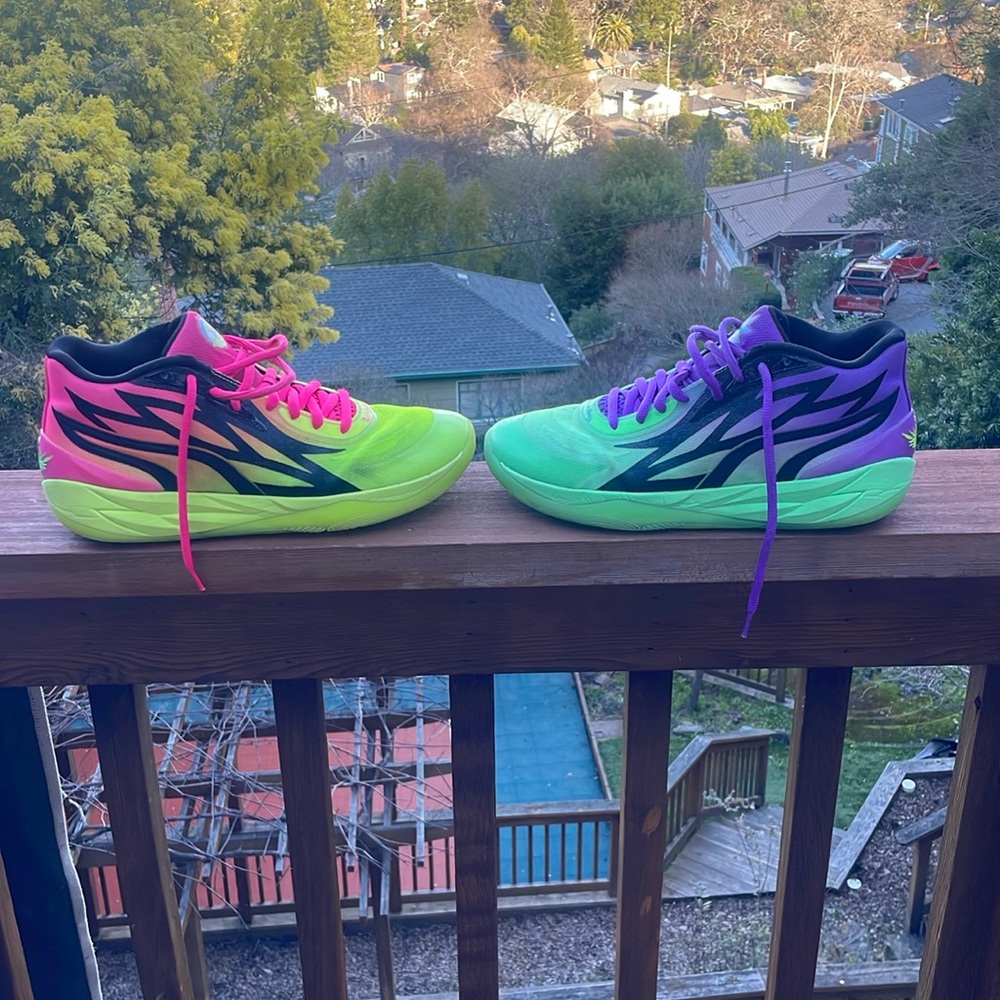 Puma MB.02 Rick & Morty Basketball Shoes Men’s Size 10.5